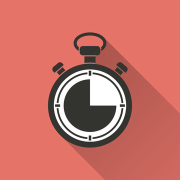 Stopwatch - vector icon.
