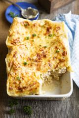 Lasagna with chicken