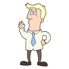 cartoon businessman