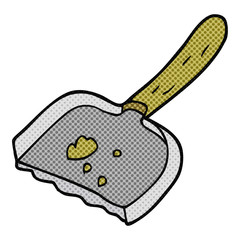 cartoon dust pan