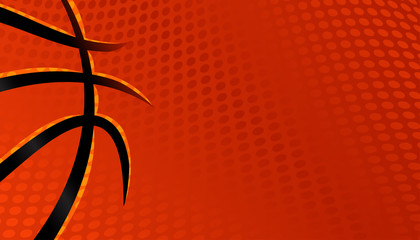 Fototapeta premium Basketball vector background