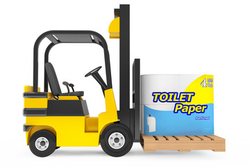 Loader Lift Toilet Paper Package