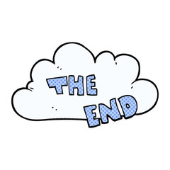 cartoon The End symbol