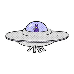 cartoon UFO