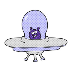 cartoon spaceship