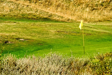 Golf spielen, grün Golfplatz, Natur