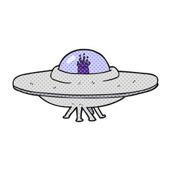 cartoon flying saucer