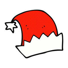 cartoon santa hat