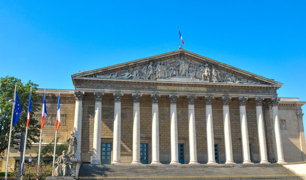 National Assembly (Assemblee Nationale) in Paris, France 