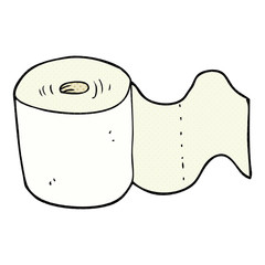 cartoon toilet roll