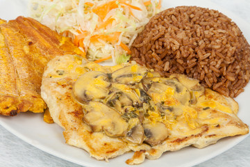 chicken breast with mushroom sauce