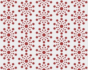 Simple spotted geometrical texture. Abstract circles vector patt