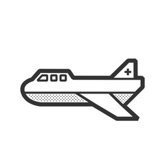 ambulance plane icon
