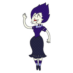 cartoon vampire girl