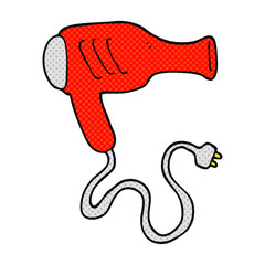 cartoon hair dryer