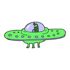 cartoon ufo