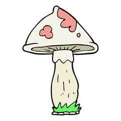 cartoon mushroom
