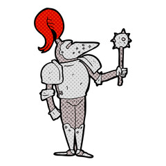 cartoon medieval knight