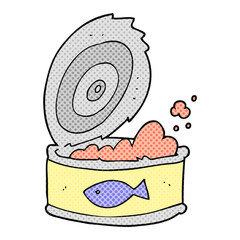 cartoon can of tuna
