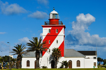 Fototapeta premium Green point light house; Kapstadt; Südafrika