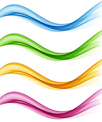 Abstract vector wave background