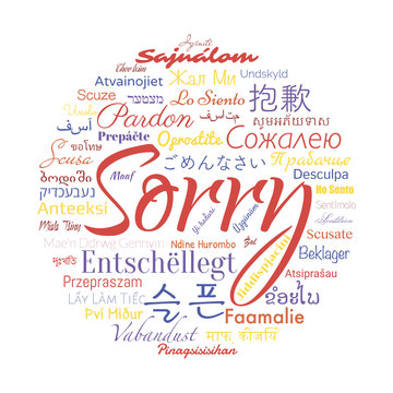sorry foreign languages
