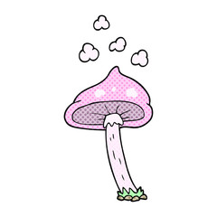 cartoon mushroom