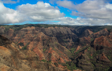 Clouds above Waimea Canyon