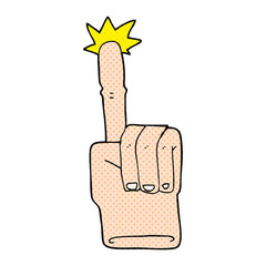 cartoon pointing hand