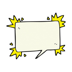 cartoon speech bubble symbol