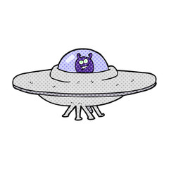 cartoon flying saucer