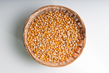 Corn in a plate