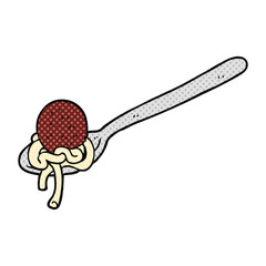 cartoon meatball