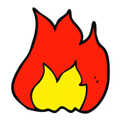 cartoon fire symbol