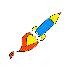 cartoon rocket