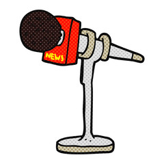 cartoon microphone