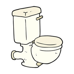 cartoon toilet