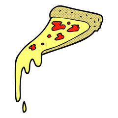 cartoon pizza slice