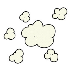 cartoon steam clouds