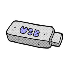 cartoon USB stick