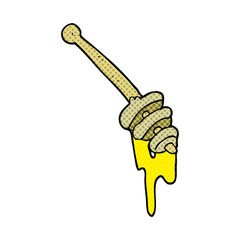 cartoon honey dipper