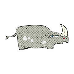 cartoon rhino