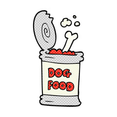 cartoon dog food