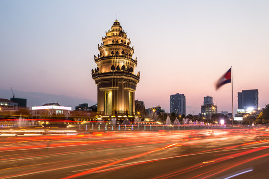 Sunset Over Phnom Penh