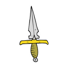 cartoon dagger