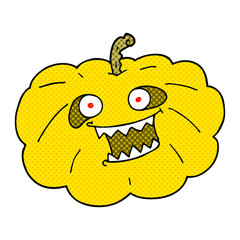 cartoon halloween pumpkin