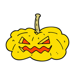 cartoon halloween pumpkin