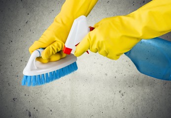 Cleaning.
