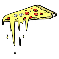 cartoon pizza