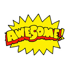 cartoon awesome symbol